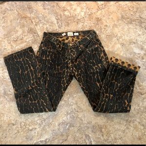 Vintage Todd Oldham Leopard Print Jeans